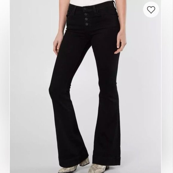 Buckle Flying Monkey Mid-Rise Flare Stretch Jeans - Picture 1 of 4